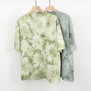 T-shirt oversize en coton à manches courtes de style urbain avec impression de logo personnalisé Design vierge écologique et respirant pour les hommes - Product Image 1