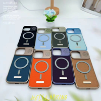 Coque de téléphone portable BAILI Factory, style très vendu, autocollant aromatique, magnétique, sans cadre, effet métal nu, toucher lisse, pour iPhone