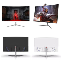 Écrans LCD incurvés pour jeux 360Hz, 24, 27, 32 pouces, 3440*1440, 4K, 165/240Hz, interface riche, LED pour écran de studio, PC, OEM