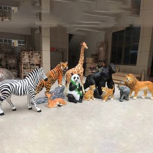 Animales de Peluche de Resina Estilo Safari, Manualidades de Fibra de Vidrio/Tema de la Selva, Jirafa Inflable Gigante/Animales de Tamaño Real, Escultura de Animales Realista - Product Image 4