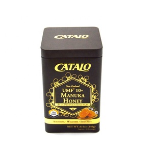Customize The New Metal Square Coffee Tin Cans For Food Grade Premium Packaging Food Tin Box Square Coffee Tin Cans
