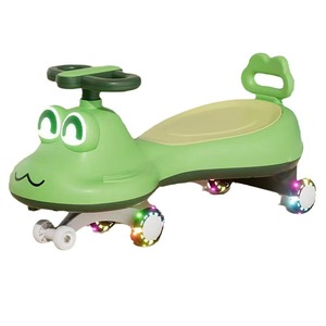Childrens Frog Ride On Car With Lights And Music For 1-6 Years Old Kids Unisex Toy Vehicle Four Wheels PP Material - Product Image 1