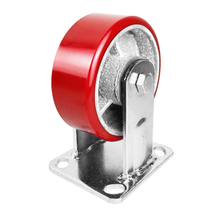 कैस्टर इंडस्ट्रियल 100 मिमी 125 मिमी 150 मिमी 200 आयरन कोर पॉलीयूरेथेन सामग्री के साथ पॉलीयूरेथेन सामग्री के साथ-साथ ट्रॉली के लिए - Product Image 2