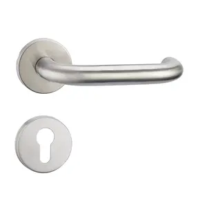 RSL-1101, 201# Stainless Steel Door Lever Handle With Hardwares With Cheapest Price High Quality Cheap Metal Door Handle