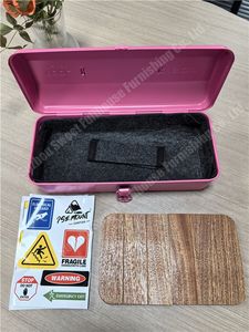 New Design Portable Iron Camping <b>Tool</b> <b>Box</b> Camping <b>Metal</b> Storage <b>Box</b> Leather Handle Wooden Boards - Product Image 2