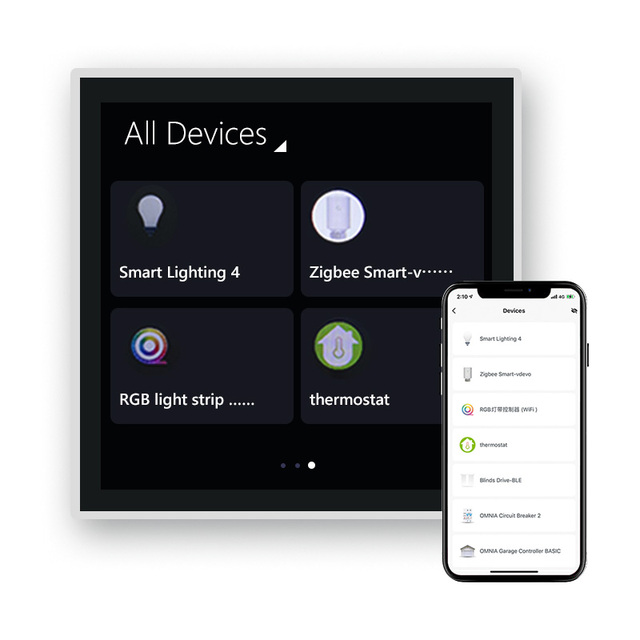 Smart Home 4" Tuya Smart Home Zigbee Gateway Control the Lights, Curtains, air Conditioners,othersmart Home Devices with Android