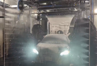 Machine de lavage de voitures à vapeur télécommandée de marque japonaise, équipement de lavage en tunnel rotatif à 360°, fabriqué en Chine, pour un volume élevé de lavage quotidien