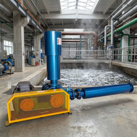 Blower Roots Industri AC 380V 18.5KW Hemat Energi untuk Tangki Pengolahan Lumpur Limbah