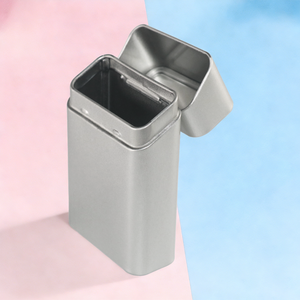 علبة معدنية قابلة لإعادة التدوير لتعبئة 20 سيجارة، مقاس 64*28*97 ملم، مقاومة للأطفال مع غطاء مفصلي - Product Image 4