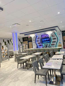 Muebles Modernos para Restaurantes <span class=keywords><strong>de</strong></span> Comida Rápida, Silla <span class=keywords><strong>de</strong></span> Barra Baja <span class=keywords><strong>de</strong></span> Cuero PU Estilo <span class=keywords><strong>McDonald</strong></span>'<span class=keywords><strong>s</strong></span>/KFC, Otomana - Product Image 4