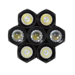 Lampu kerja LED mobil, aksesori lampu 4x4 Off Road 5 inci untuk truk