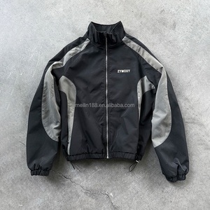 Clothing Manufacturers Custom Nylon Windbreaker <b>Zip</b> <b>up</b> <b>Jackets</b> High Quality Design Windproof Waterproof Coat Windbreaker <b>Jacket</b> - Product Image 1