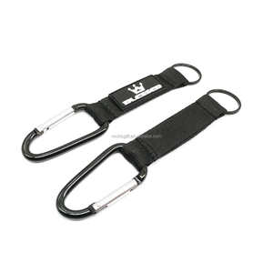 Llavero promocional y mosquetón Llavero de metal personalizado con correa de logotipo de <span class=keywords><strong>nylon</strong></span> Mosquetón de sublimación Llavero con clip - Product Image 6