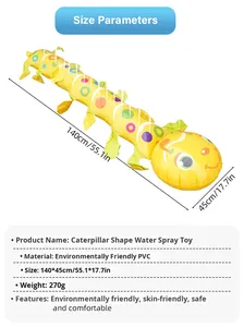 Alfombra Inflable de PVC para Rociar Agua, Juguete Interactivo para Jardín, Fiestas y Juegos Acuáticos - Product Image 2