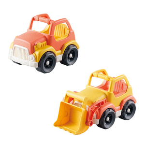 Bioplastic Car Model Engineering Toy Vehicle Cartoon Orange Color Bulldozer City Truck Car Toy for Kids