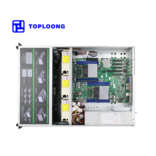 Custom 2U 8 Bay 19 Inch Rack Mount Steel Metal Sheet Bending Hot Swap Storage Server Case Chassis Cabinet Enclosure With SFF8643