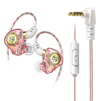 Gratis pengiriman X7 Surround Ear earplug untuk olahraga HIFI dinamis ponsel in Ear earphone kabel paket