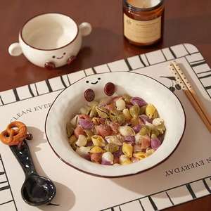 Juego de Vajilla de Cerámica con Diseño de Patita, Estilo Caricatura, con Color Subesmaltado, para Uso Doméstico y Regalos - Product Image 6