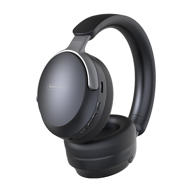 Somostel Factory Price SMS-CJ34 BT5.3 10M Transmission 400mA Battery Music Play Time 20h Wireless Headset for Mobile Phone