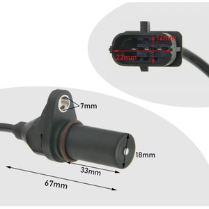เซ็นเซอร์ตำแหน่งเพลาข้อเหวี่ยง 39180-27800 สำหรับฮุนได ซานตาเฟ่ ปี 2005-2009 ขั้วต่อ 3 ขา - Product Image 3