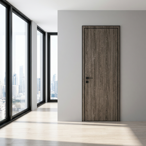 <span class=keywords><strong>Porte</strong></span> intérieure minimaliste <span class=keywords><strong>en</strong></span> <span class=keywords><strong>chêne</strong></span> fini, étanche, <span class=keywords><strong>en</strong></span> aluminium et bois, pour hôtel et salon - Product Image 5