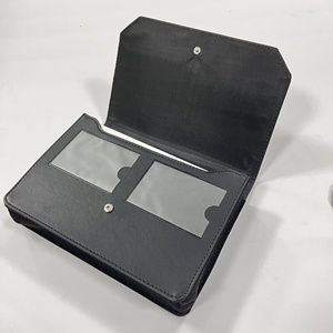 Dossier de documents de voiture en cuir PU OEM Auto Owner Gift Vehicle Registration Insurance Pouch Case Car User Manual Document Holder - Product Image 3