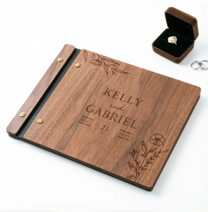 <span class=keywords><strong>Livre</strong></span> <span class=keywords><strong>d</strong></span>'<span class=keywords><strong>or</strong></span> de mariage professionnel en bois personnalisé, album photo horizontal gravé, <span class=keywords><strong>livre</strong></span> de signature en bois pour la <span class=keywords><strong>d</strong></span>écoration de fête de mariage - Product Image 2