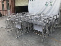 Arte clavo — Table d'événements, support de DJ pliable en aluminium