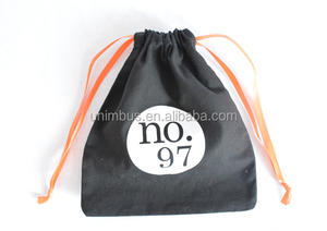 Bespoke Textile Secondary Packaging for <b>Spirits</b> Cotton Dust <b>Bags</b> with Metallic Screen-Printing for Vodka - Product Image 3