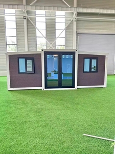 فيلا فاخرة جاهزة الشقة للمساكن المصنوعة من حاويات قابلة للتمديد بطول 20 قدمًا إلى 40 قدمًا منزل صغير متنقل قابل للطي جاهز الصنع من حاويات كبيرة - Product Image 4