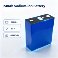 Sel Baterai Ion Natrium Prismatik 240Ah Kelas A Baru untuk Sistem Penyimpanan Energi Surya Rumah Tangga Off Grid