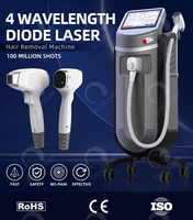 Appareil médical esthétique, machine à laser diode 808 nm, 1200 W/1000 W, épilation, équipement de beauté professionnel, usage commercial, 4 en 1
