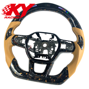 พวงมาลัยคาร์บอนไฟเบอร์แบบฟอร์จ สไตล์สปอร์ต สำหรับ Honda Civic รุ่นที่ 11 SI HRV CRV  แบบกำหนดเองสำหรับ Acura Integra Type R FL5 - Product Image 3