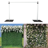 Structure de support en aluminium 12x12 pieds à double barre transversale pour drapage de mariage, marque ANYCASE
