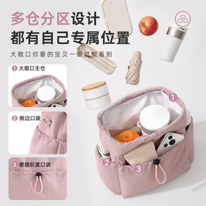 Beilian Bento Bag Large Capacity <b>Insulated</b> <b>Lunch</b> <b>Box</b> For Students And Office Workers Crossbody Handbag - Product Image 2