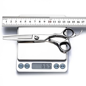 Professional Hair Thinning Scissors Stainless Steel Flat Shears Long Handle For Salon Use ZJ628 - Product Image 3