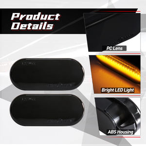 Feux de position latéraux dynamiques Led pour Volkswagen VW Golf /Jetta /Passat /Polo /<span class=keywords><strong>SEAT</strong></span> Ibiza <span class=keywords><strong>Leon</strong></span> /Skoda/ Ford - Product Image 4