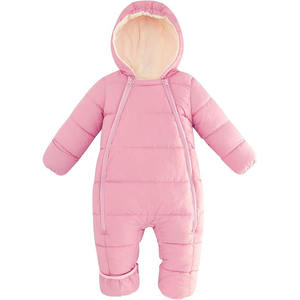 Traje de nieve impermeable para niños de protección térmica Mono de una pieza con capucha a prueba de viento para niños para deportes de invierno - Product Image 1