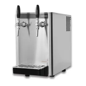 2 Keran Desktop Draft Mesin Bir Kegerator untuk Mengeluarkan Bir Dingin Mesin Shanghai