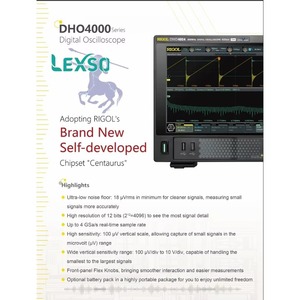 ออสซิลโลสโคป Rigol DHO4804 800 MHz Lexso - Product Image 3