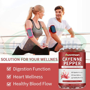 Bổ sung sức khỏe <span class=keywords><strong>capsaicin</strong></span> <span class=keywords><strong>Cayenne</strong></span> Pepper Gummies ausreson Halal <span class=keywords><strong>Cayenne</strong></span> hạt tiêu chiết xuất Gummies - Product Image 2