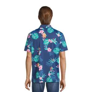 เสื้อโปโลแขนสั้นทรงสลิมฟิตสำหรับผู้ชาย, สินค้ามาใหม่ผ้าถักพิมพ์ลายใส่สบายไม่เป็นขน - Product Image 6