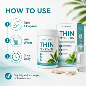 Cápsulas de Probióticos para Apoyo Intestinal y Control de Peso, Personalizadas con Marca Privada OEM ODM en Instalación GMP - Product Image 4