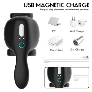 Vibrador de Masaje de Próstata de Silicona con Alimentación USB, Resistente al Agua, con Anillo Retardante, Juguetes Sexuales para Hombres - Product Image 4