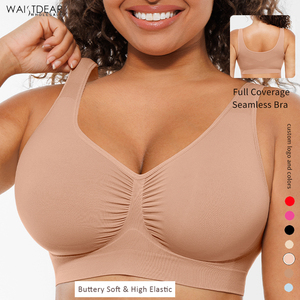 Waistdear - Sujetador Moldeador para Mujer, Talla Grande, Sin Costuras, <span class=keywords><strong>Push</strong></span>-<span class=keywords><strong>Up</strong></span>, Transpirable, con Tirantes Anchos - Product Image 1