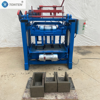 Machine à briques de ciment compacte Block Factory 4-35A pour blocs creux de 6 et 9 pouces - Prix compétitif