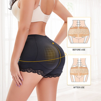 Meilleure vente Femme maille rembourré Shapewear Butt Lifter femmes 4 pièces Coussinets rehausseurs Faux cul Faux hanche Butt Lifter Shapers