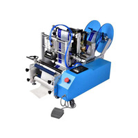 Étiqueteuse industrielle semi-automatique machine à coller les étiquettes pour bouteilles rondes