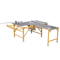Scie à table polyvalente pour le travail du bois Scie à panneau à table coulissante combinée pour le travail du bois