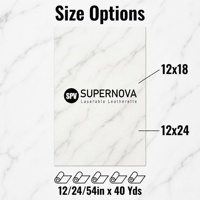 Cuir synthétique imperméable blanc marbré/noir PU 12x24 pouces avec adhésif pour patchs de chapeaux et porte-clés, gravure laser